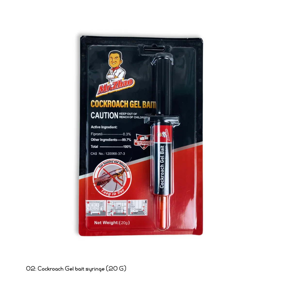 Cockroach Gel bait syringe (20 G)